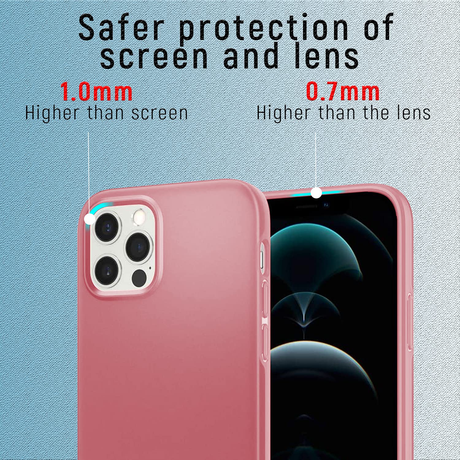 Cover MagSafe iPhone 12 Pro e 12 Retro opaco smerigliato Rosa - Italiano Cover MagSafe iPhone 12 Pro e 12 Retro opaco smerigliato Rosa - Italiano