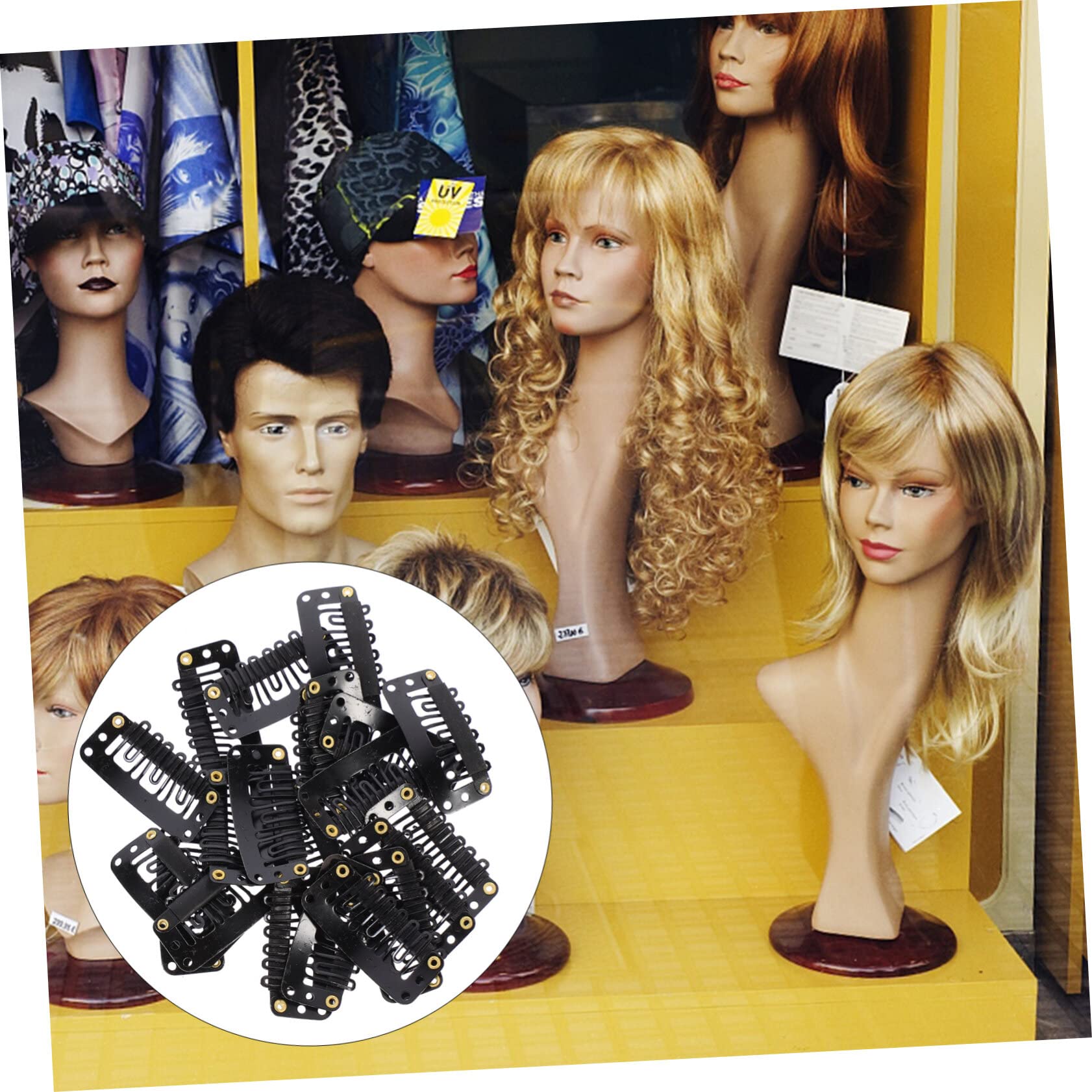 Beaupretty 60 Stück Perücken-Clips – U-förmige Snap-Kamm-Clips Für Haarverlängerungen, Hüte & DIY