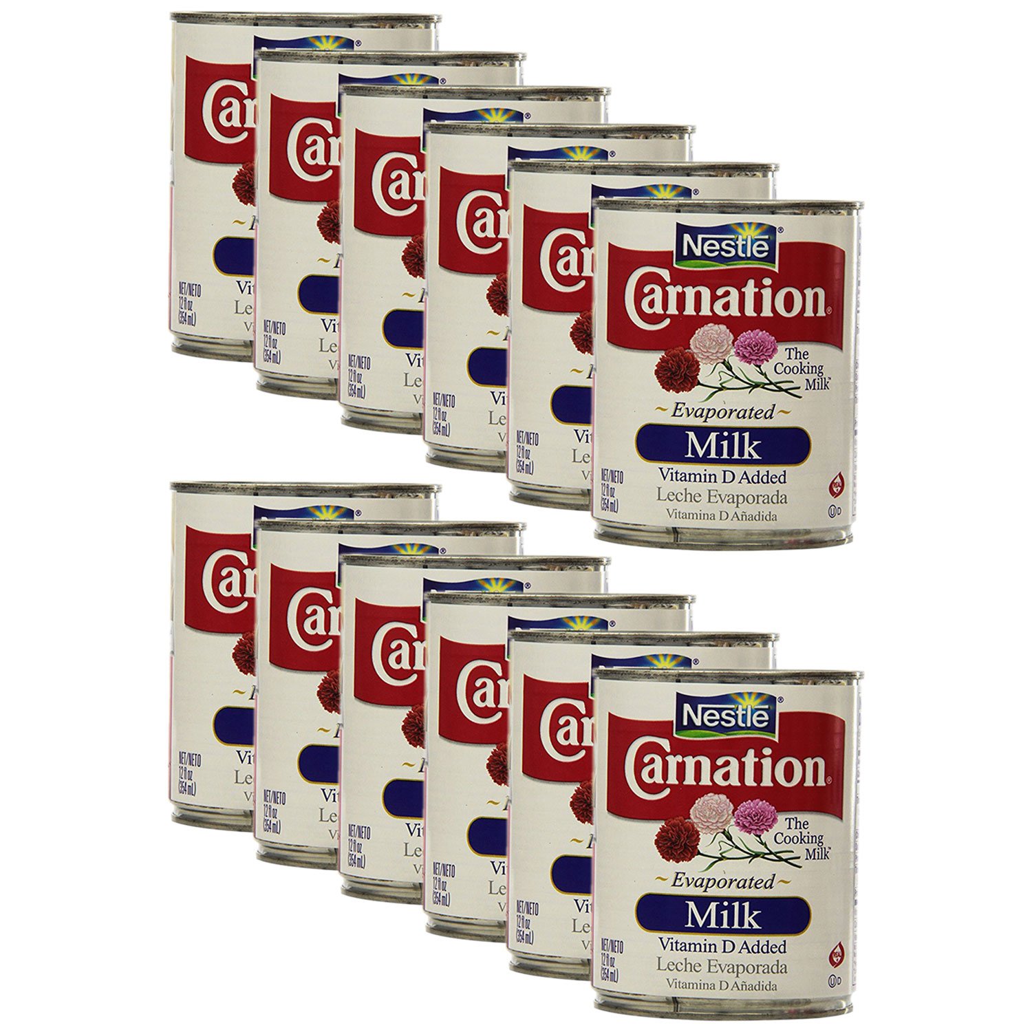 Nestle Carnation Evaporated Milk 12oz (Pack of 12