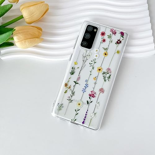 Miniatura 8 de ZTOFERA Funda floral para Samsung Galaxy S20 FE 5G, funda con patrón de flores linda para niñas y mujeres, funda protectora de silicona flexible y