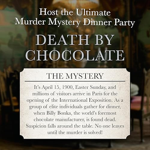Miniatura 2 de Murder Mystery Party, Muerte por Chocolate, Un Juego de Asesinato Misterioso Decadente, para Edades 14+