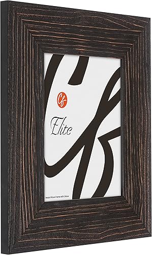 Miniatura 3 de Craig Frames Elite Sherwood XL - Portarretratos de 16 x 20 pulgadas con cristal, color marrón expreso