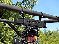 Vista 7 de SuperATV Espejo retrovisor de 3 paneles con abrazaderas de 1.75 pulgadas para Artic Cat/CFMOTO ZForce/Kawasaki Teryx/Polaris General/Polaris