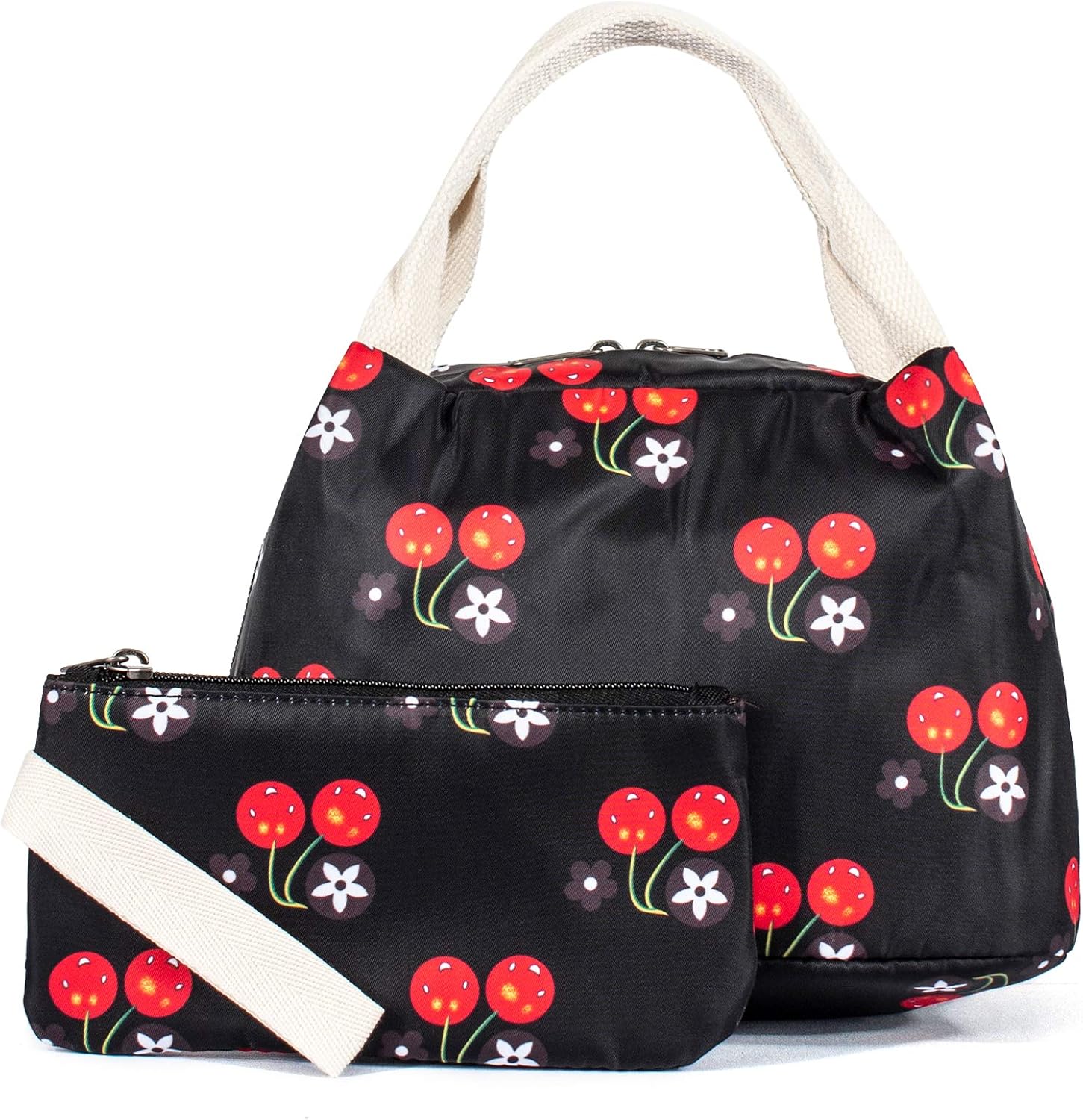 Nеw Prоduсt Leaper Water-Resistant Floral School Backpack for Girls Lunch Bag Purse Black 2