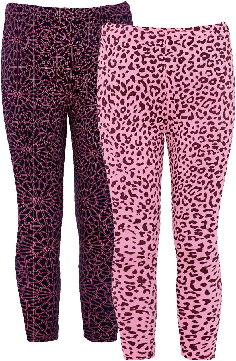 Girl's Pack Of 2 Leggings