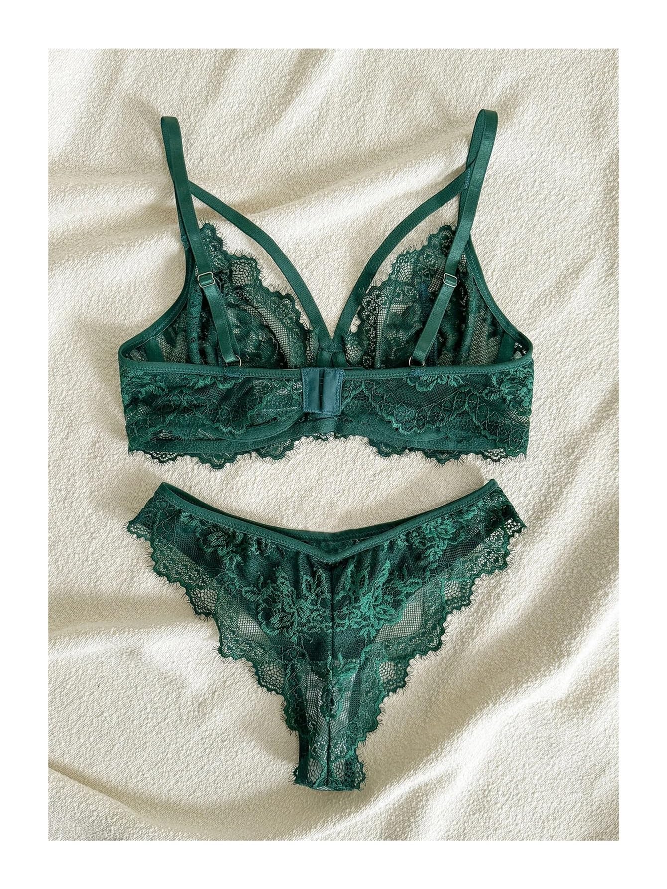 Lencería y ropa interior para mujer, bragas de encaje con aros