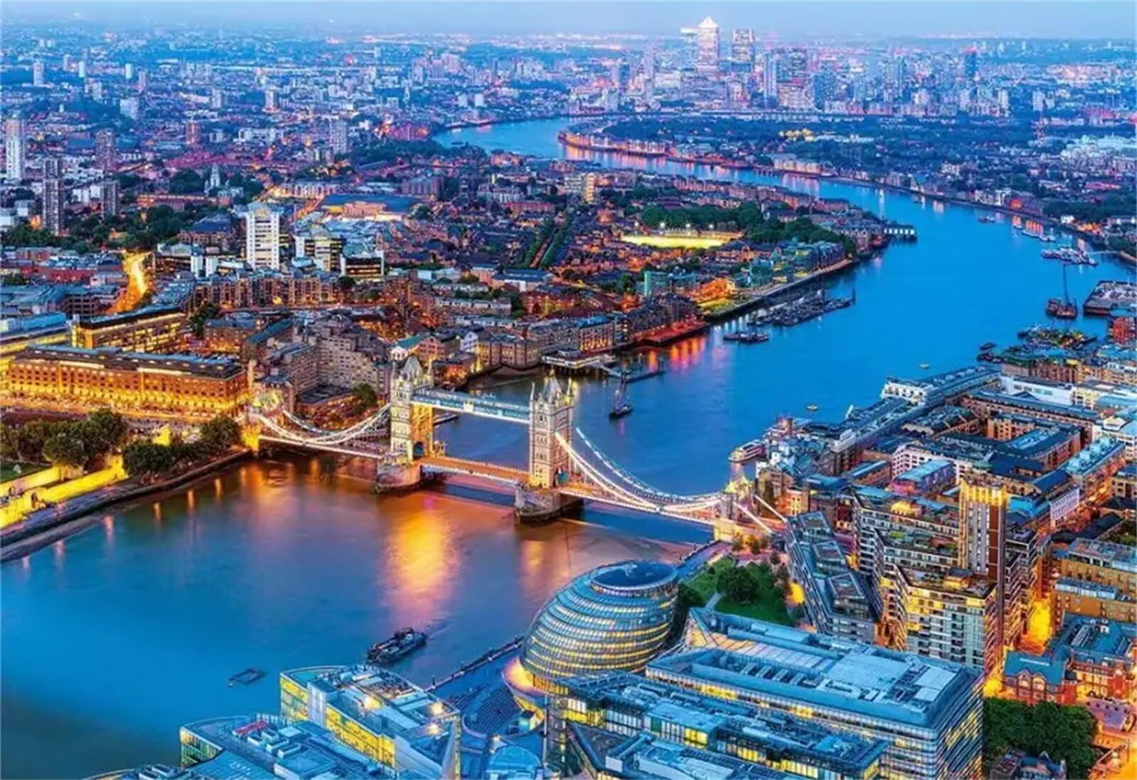 Puzzle City of Landscape 700 sztuk,Puzzle DIY dla dorosłych,Klasyczna Puzzle dla Dorosłych Kreatywna Rozrywka, Trudne Gry