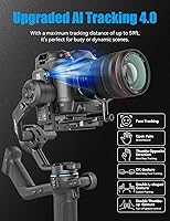 Vista 2 de Estabilizador de cardán para cámara FeiyuTech SCORP-C2 con seguimiento AI, carga útil de 7.72 lb, disparo vertical rápido, control Bluetooth, mango