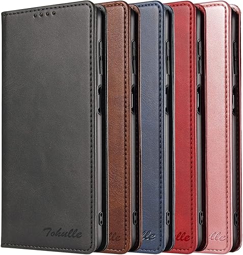 Miniatura 7 de Funda para Samsung Galaxy A53, Funda De Cuero PU Premium Billetera Con Titular De La Tarjeta Kickstand Cierre Magnético Incorporado Flip Folio