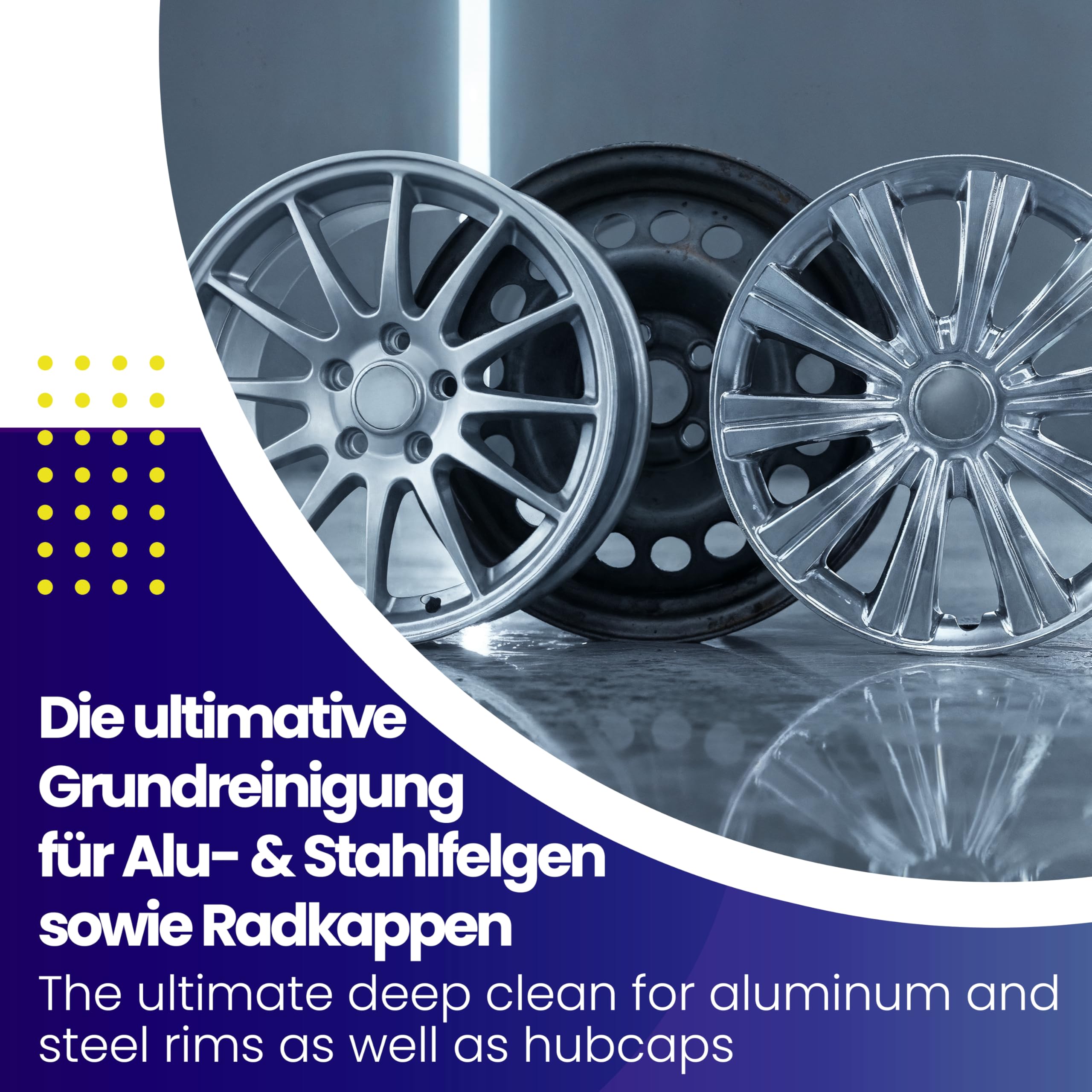 Mr. Perfect Felgenreiniger für Alufelgen & Stahlfelgen 25L | Saurer Felgen Reiniger entfernt hartnäckige Verschmutzungen, Bremsstaub & Flugrost | Felgenpflege für Auto & Motorrad | Made in Germany