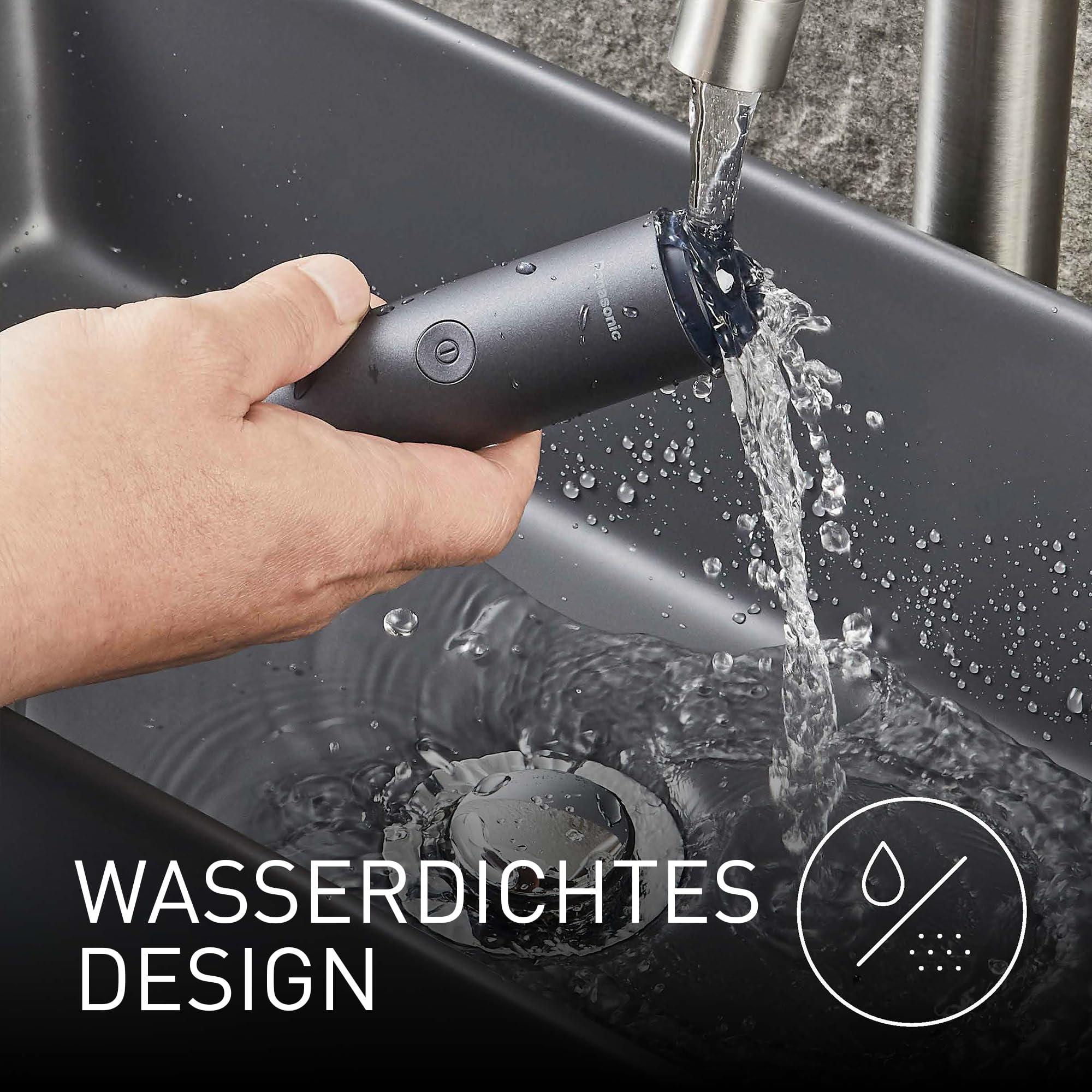 Panasonic Multishape ER-CBL1 Handstück, Lithium-Ionen-Akku, Schwarz