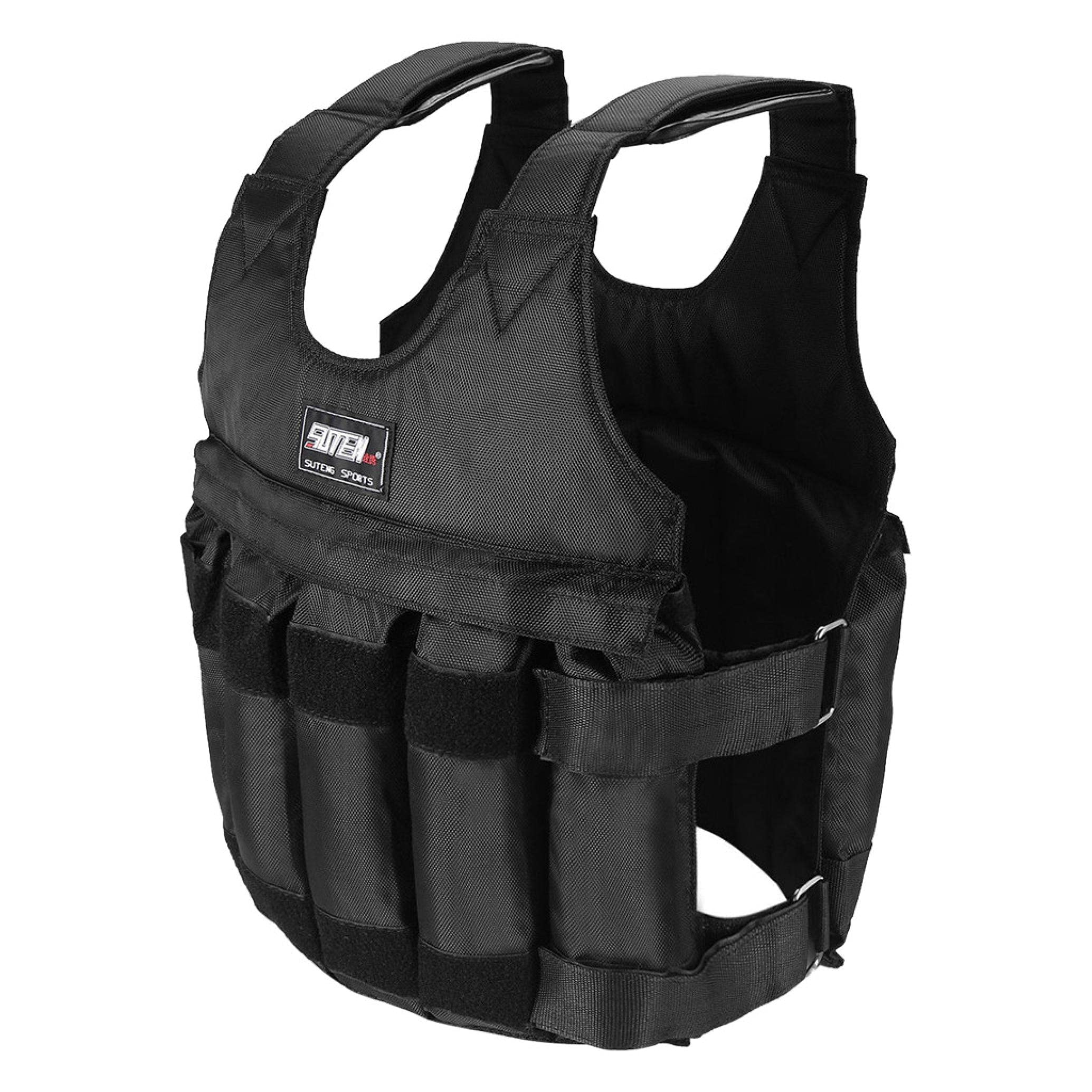 Workout Weighted Vest. Running Weight Vest. 110Lb Adjustable Weight Vest for Women Men. Body Weight 
