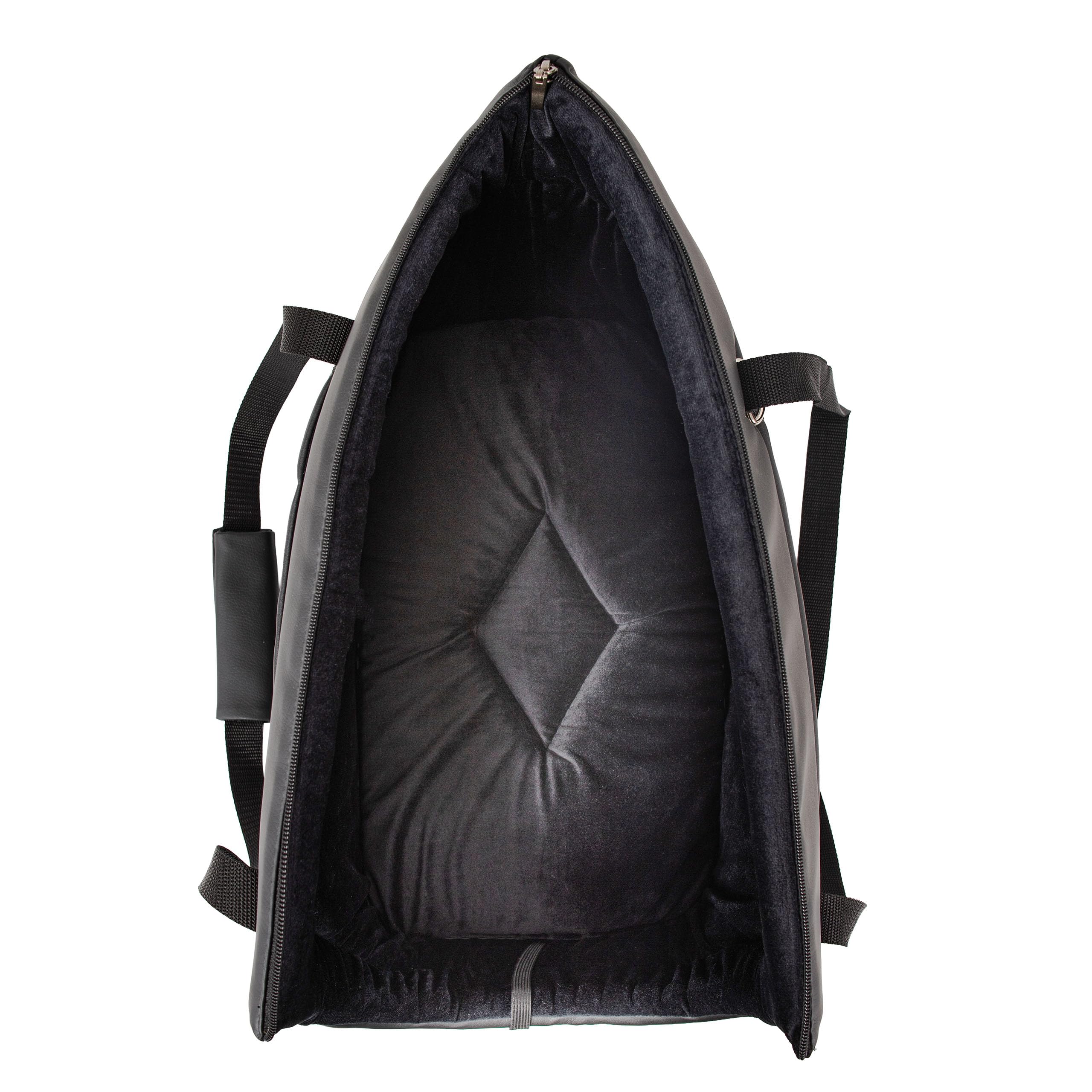 Torba do noszenia psa, rozm. S, do 6 kg, torba transportowa dla małych psów i kotów, miękka, składana i nadająca się do prania, 34 x 22 x 26 cm, czarna/sztuczna skóra