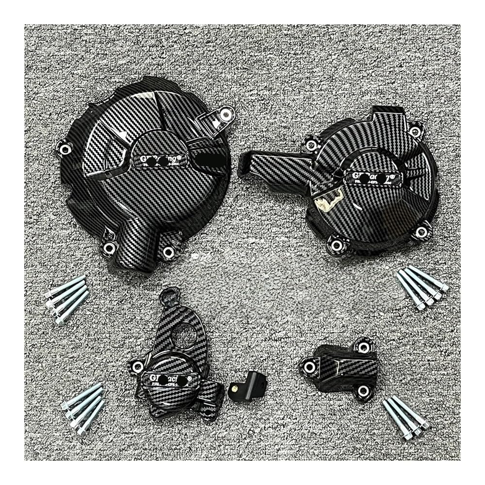 Tapa protección carter motor estator S1000XR TE kit ajustable anticaídas 5