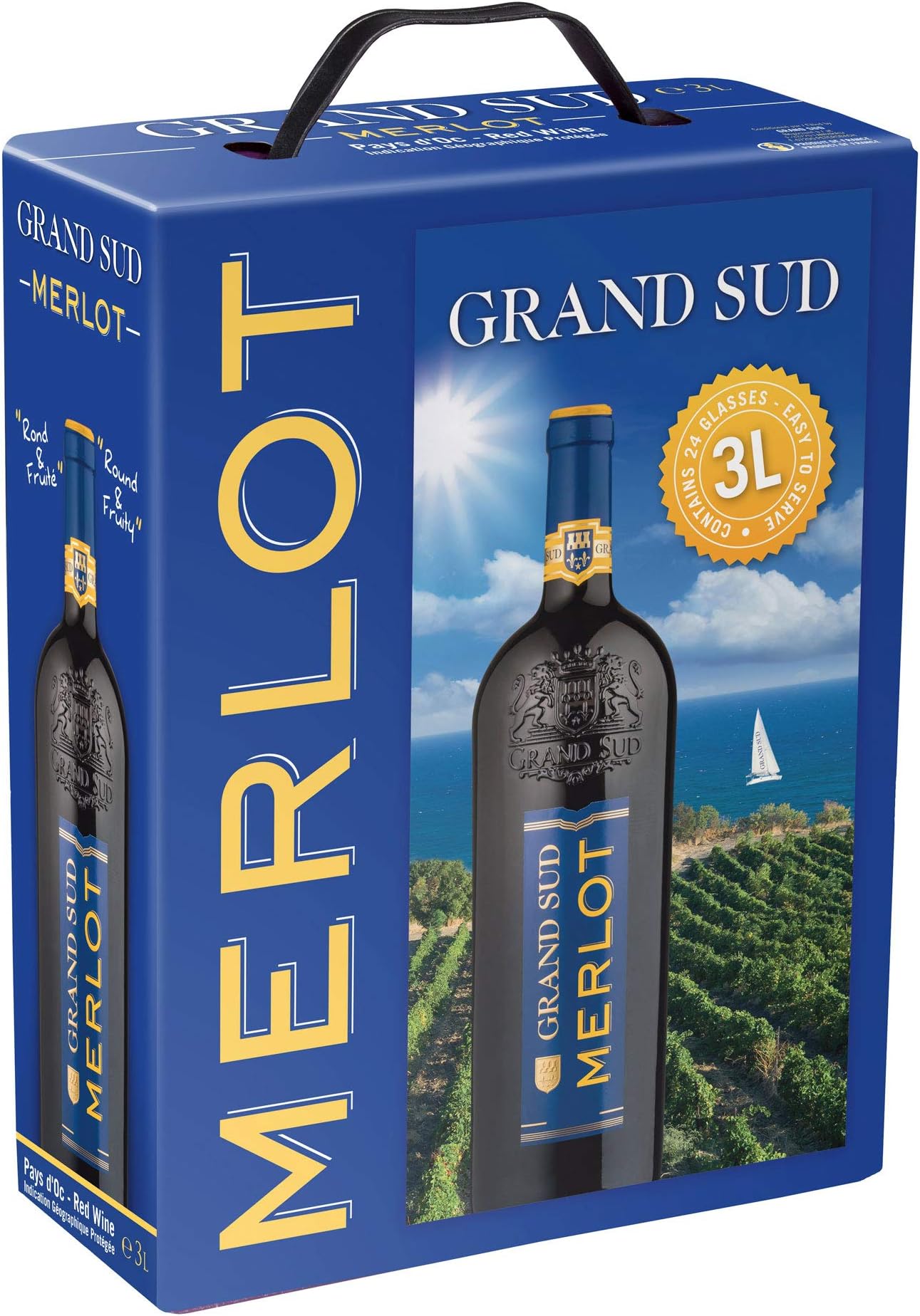 Grand Sud Merlot Bag in box, 3 L