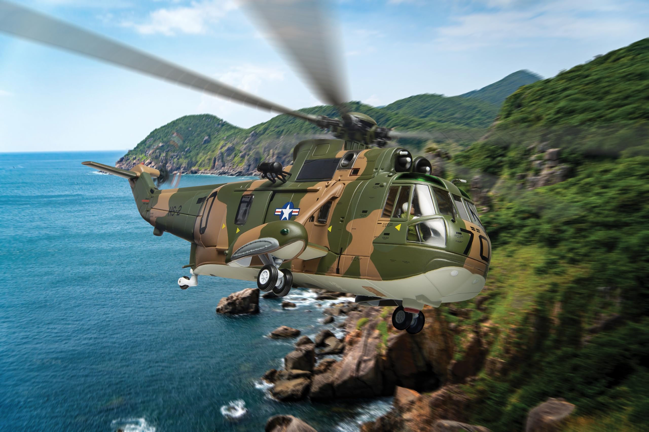 Amazon.com: Corgi AA33423 Sikorsky SH-3A Sea King NV-70 HS-2