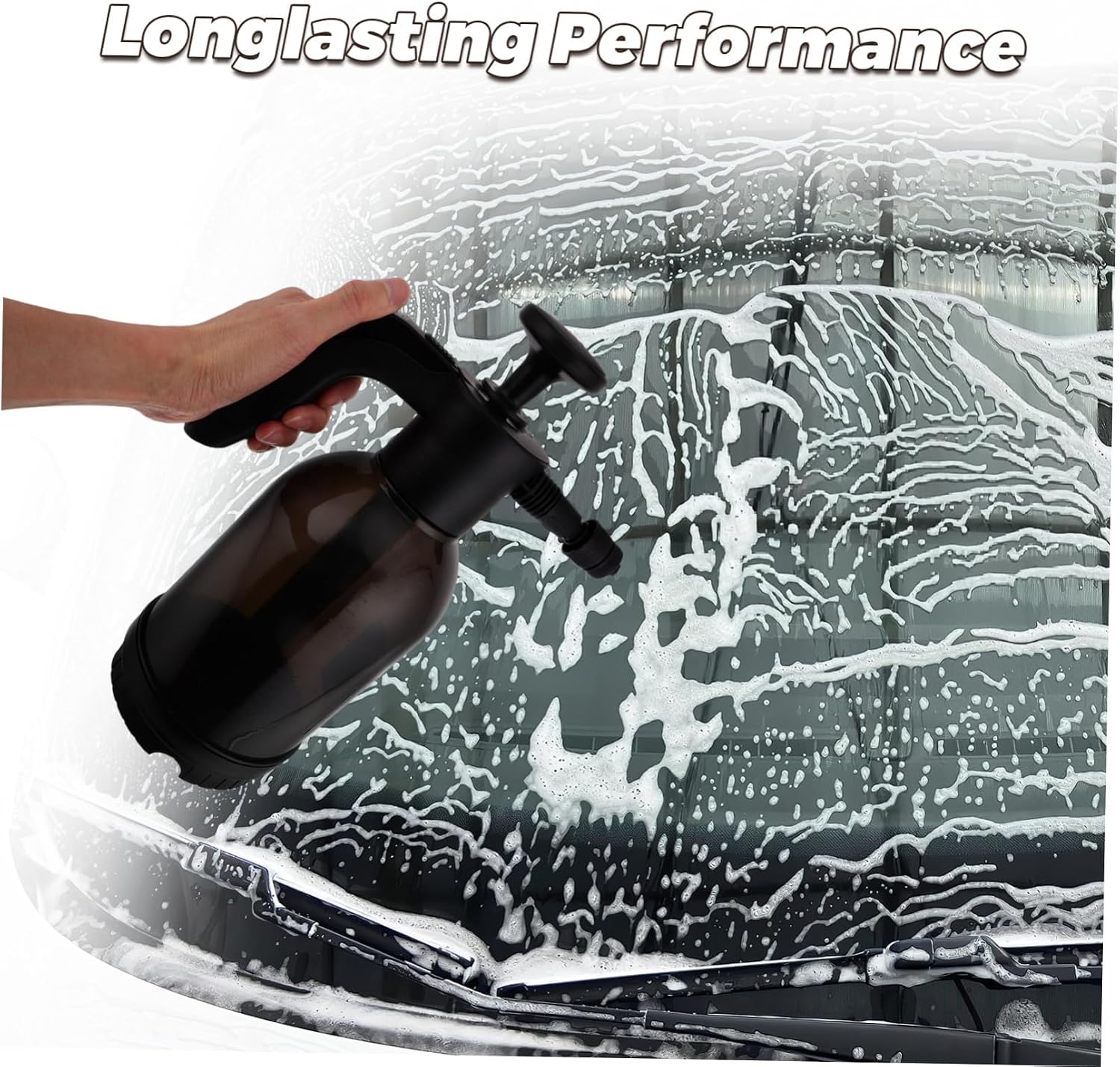 Handheld Foam Car Wash Sprayer Multi Functional Manual Pump Bottle for Electric Foam Sprayer for Car Detailing Garden Watering and Home Cleaning Tasks