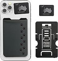 Vista 53 de Gecko - Cartera adhesiva para tarjetas de crédito y dinero en efectivo