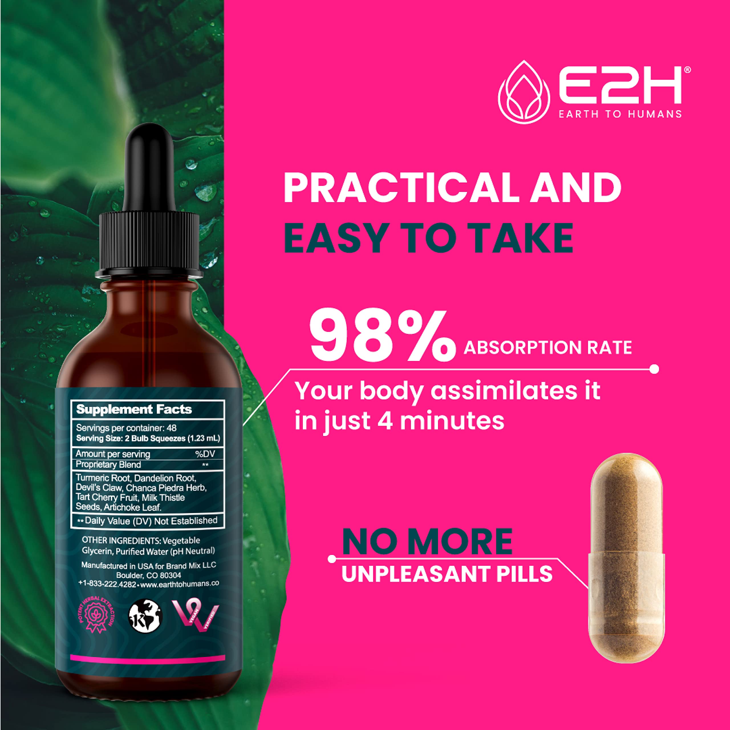 Buy AllNatural Uric Acid Support Formula Effective Support for