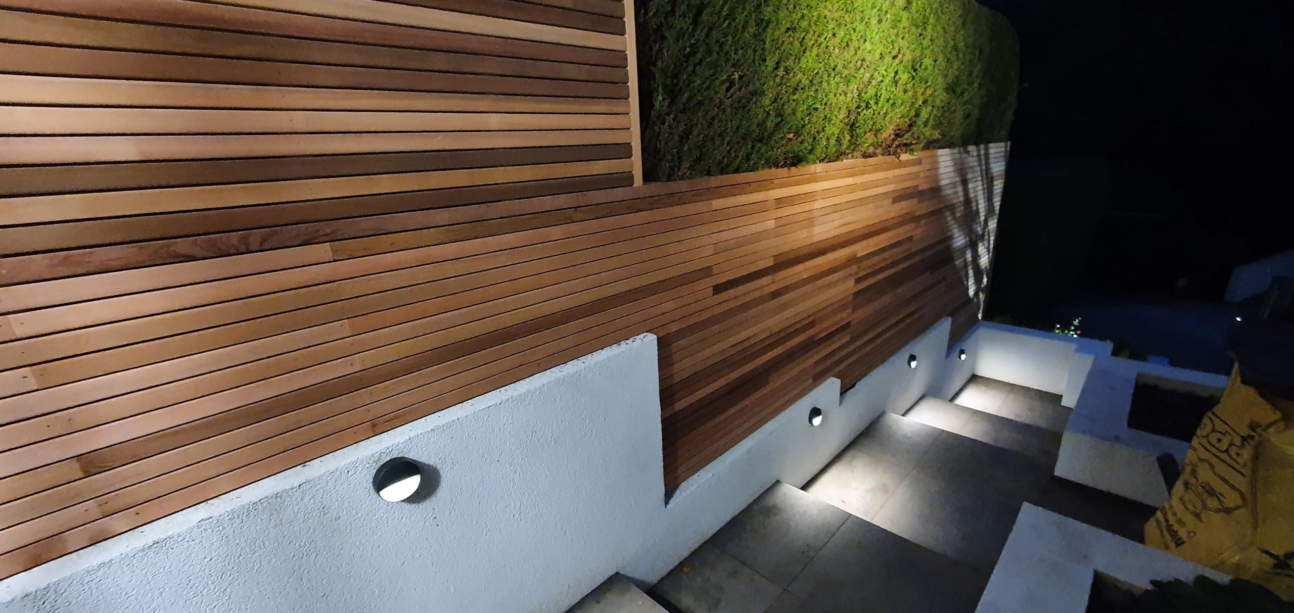 Sertiwood Golden Brown Western Red Cedar Batten Screen (21 Pack) 2.41M2 Contemporary Fencing Cladding 18X38mmx2.745mtr Slats Battens For Cedar Fence Panels