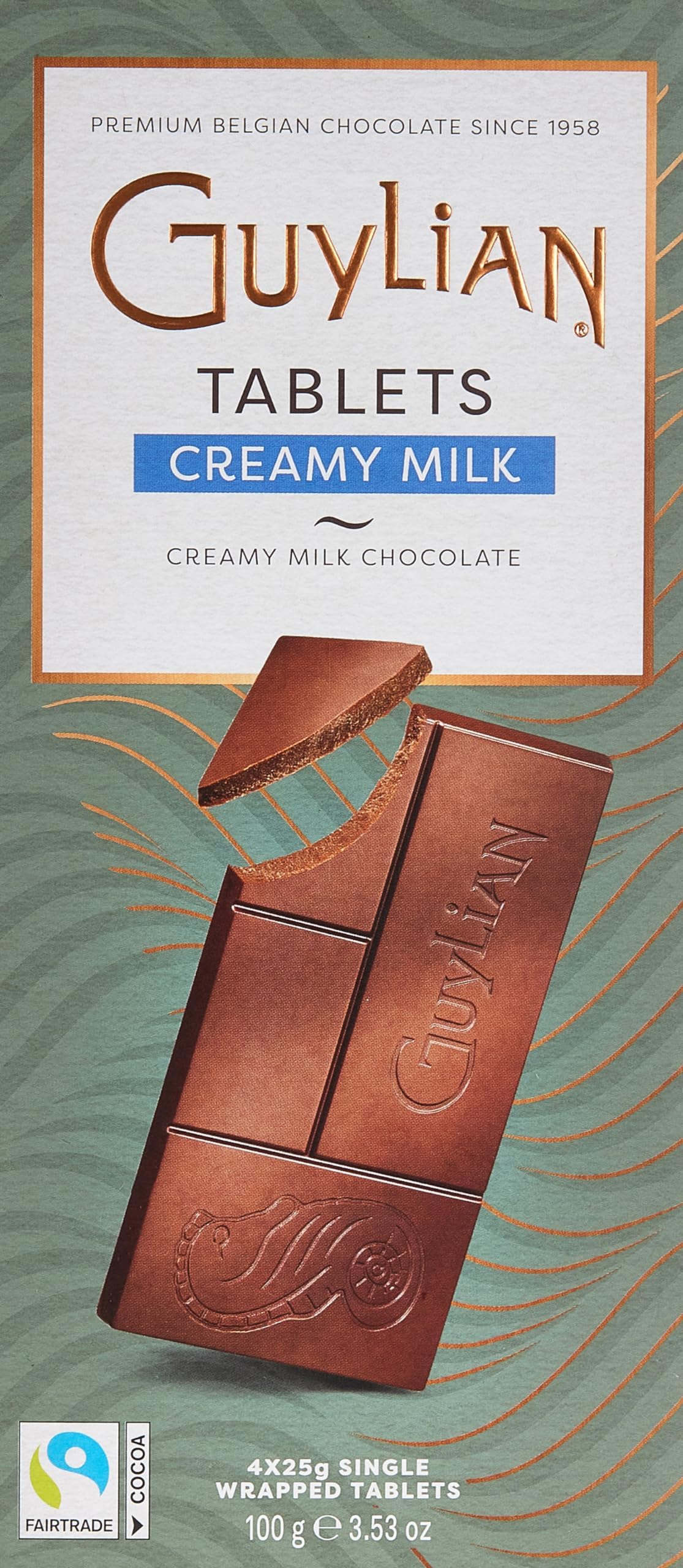 Guylian Tablets Creamy Milk Chocolate Bar 100 g
