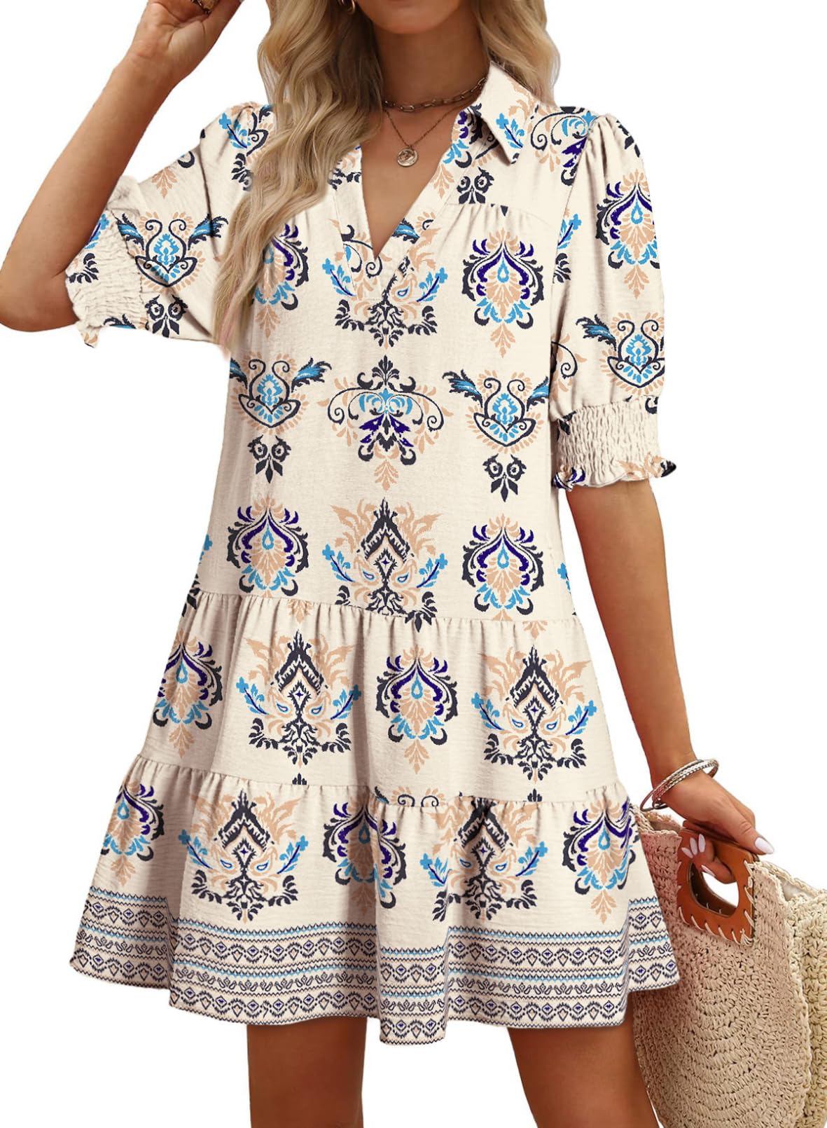Dokotoo Pleated Midi Dress