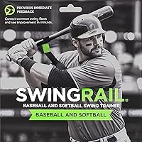 Vista 1 de SWINGRAIL Baseball/Softball Swing Trainer Aid - Equipment for Batting and Hitting