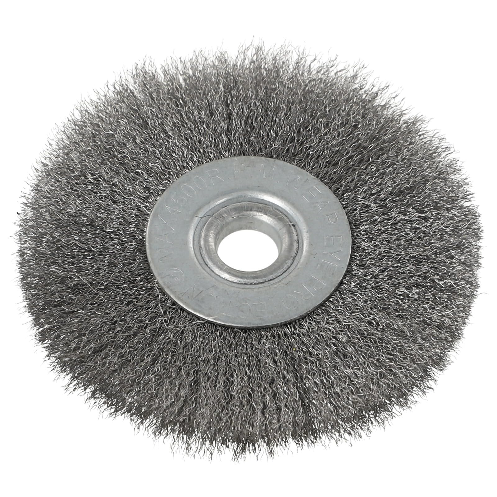 BildeeMait 100mm for Flat Crimped for Stainless Steel Wire Wheel Brush Angle Grinder, 13mm Bore, 0.15mm Wire