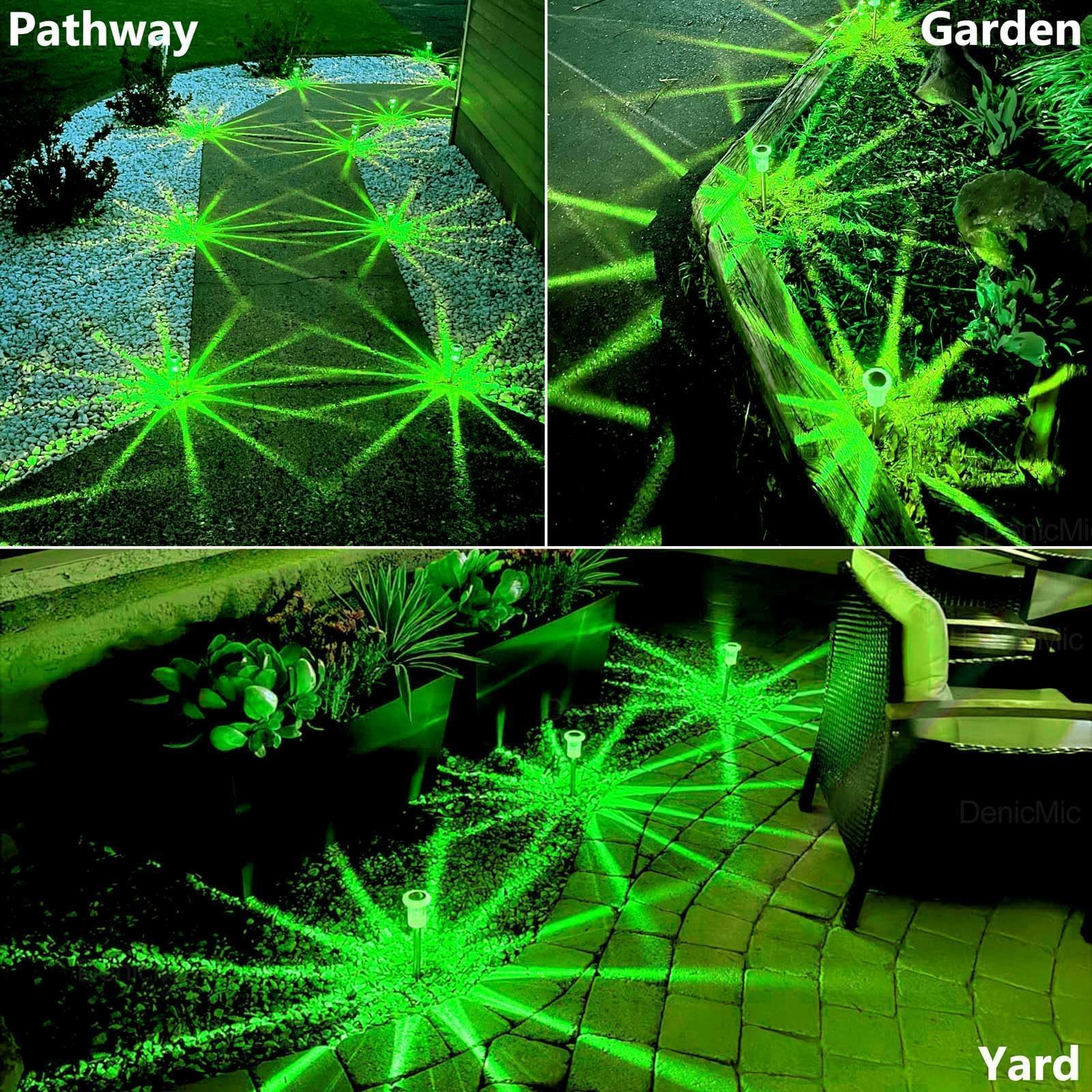 DenicMic Solar Halloween Lights Outdoor Waterproof 10 Pack Halloween Decor view 4