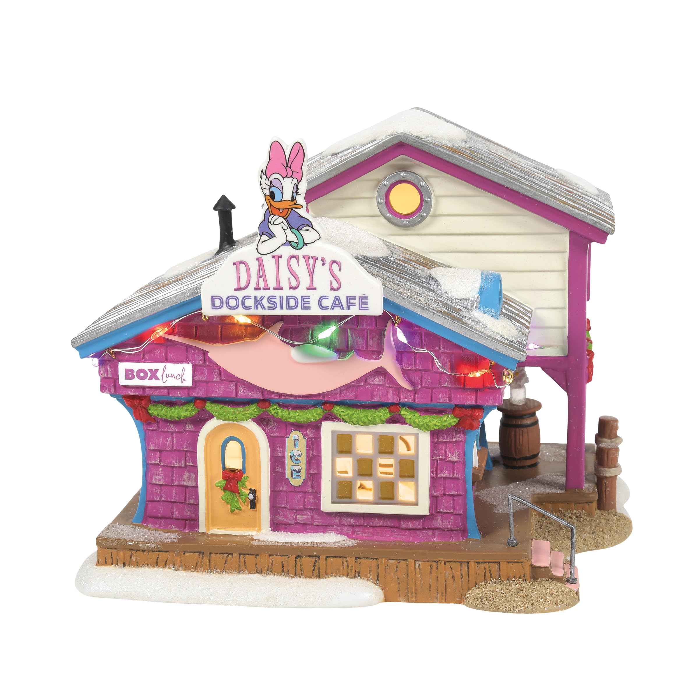 Amazon.com: Department 56 Disney Village Daisy Duck Dockside Cafe