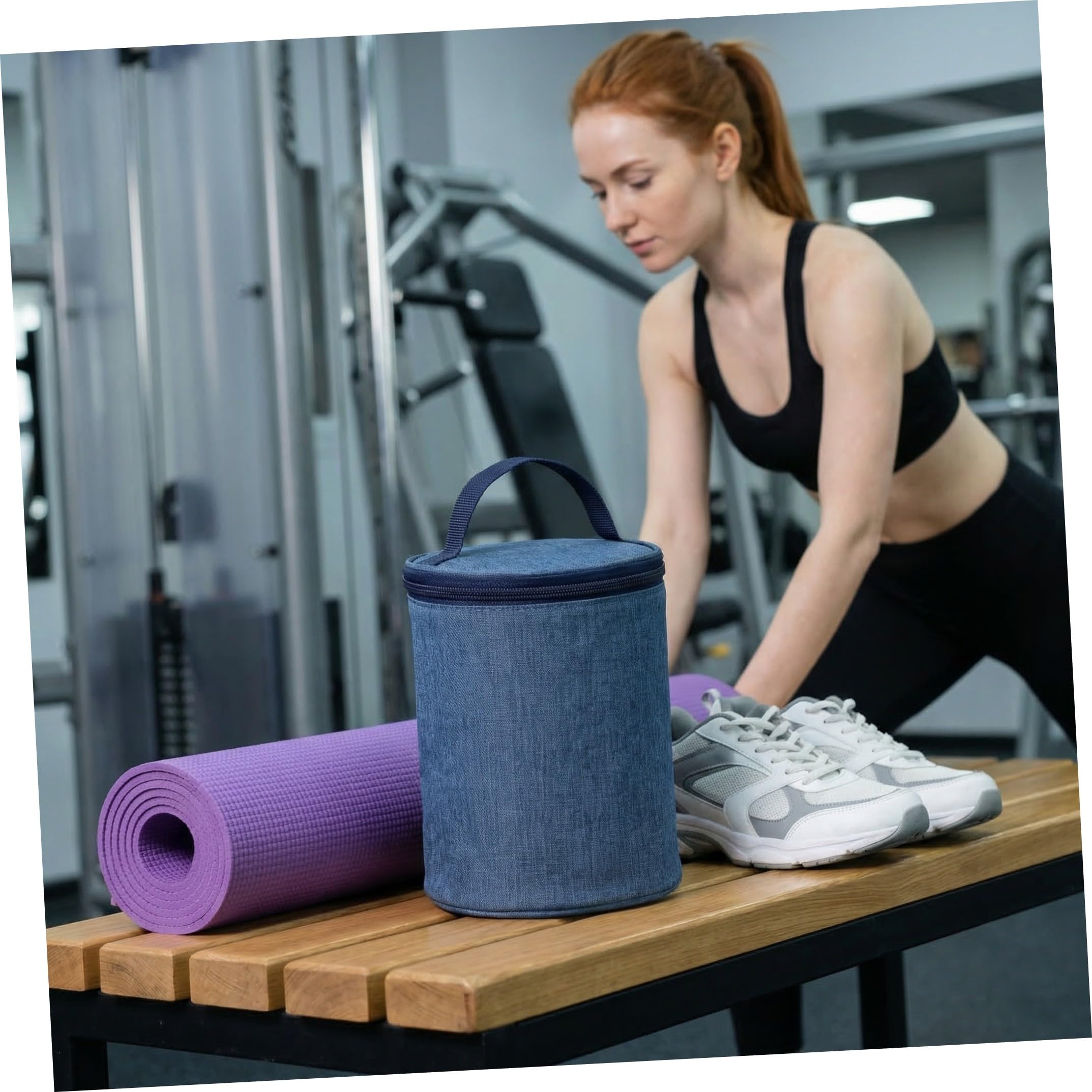 Paquet Isotherme Portable Toile Résistante pour Tasse et Bol Pratique