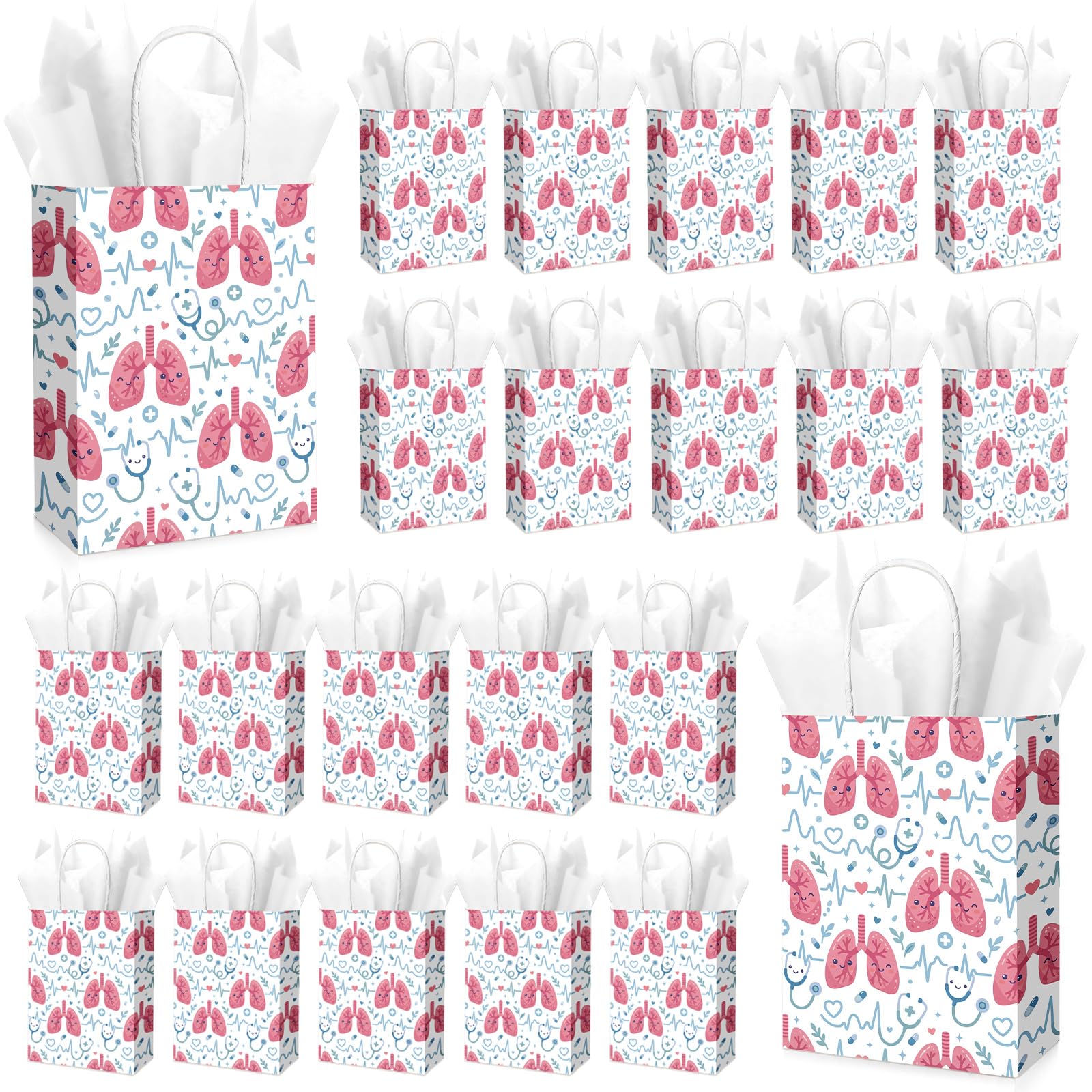 TaoBary 30 Sets Respiratory Therapist Gifts Respiratory Care Week Gift Bag