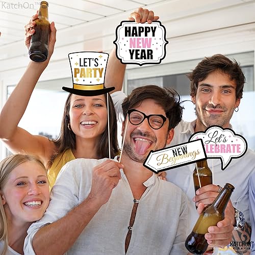 Miniatura 9 de KatchOn, Accesorios para cabina de fotos de Año Nuevo 2025  Paquete de 25, pequeños bricolaje  Suministros para fiesta de Año Nuevo 2025  Accesorios