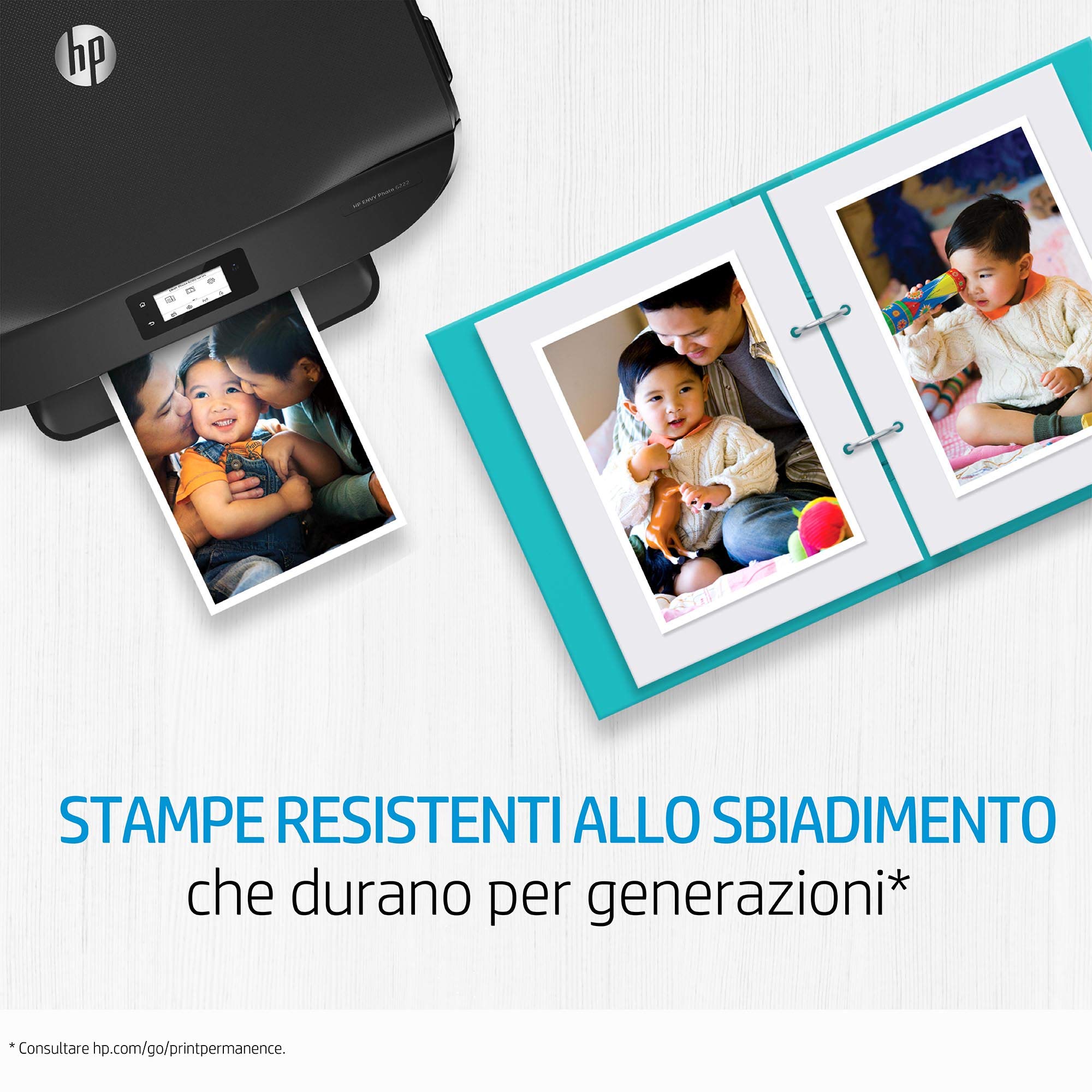 HP 364 Nero, Ciano, Giallo, Magenta, 4 Cartucce Inchiostro Originali | Compatibile con Photosmart 5510, 5515, 6510, 7510, HP OfficeJet 4620, 250 K / 300 C/M/Y pagine (N9J73AE)