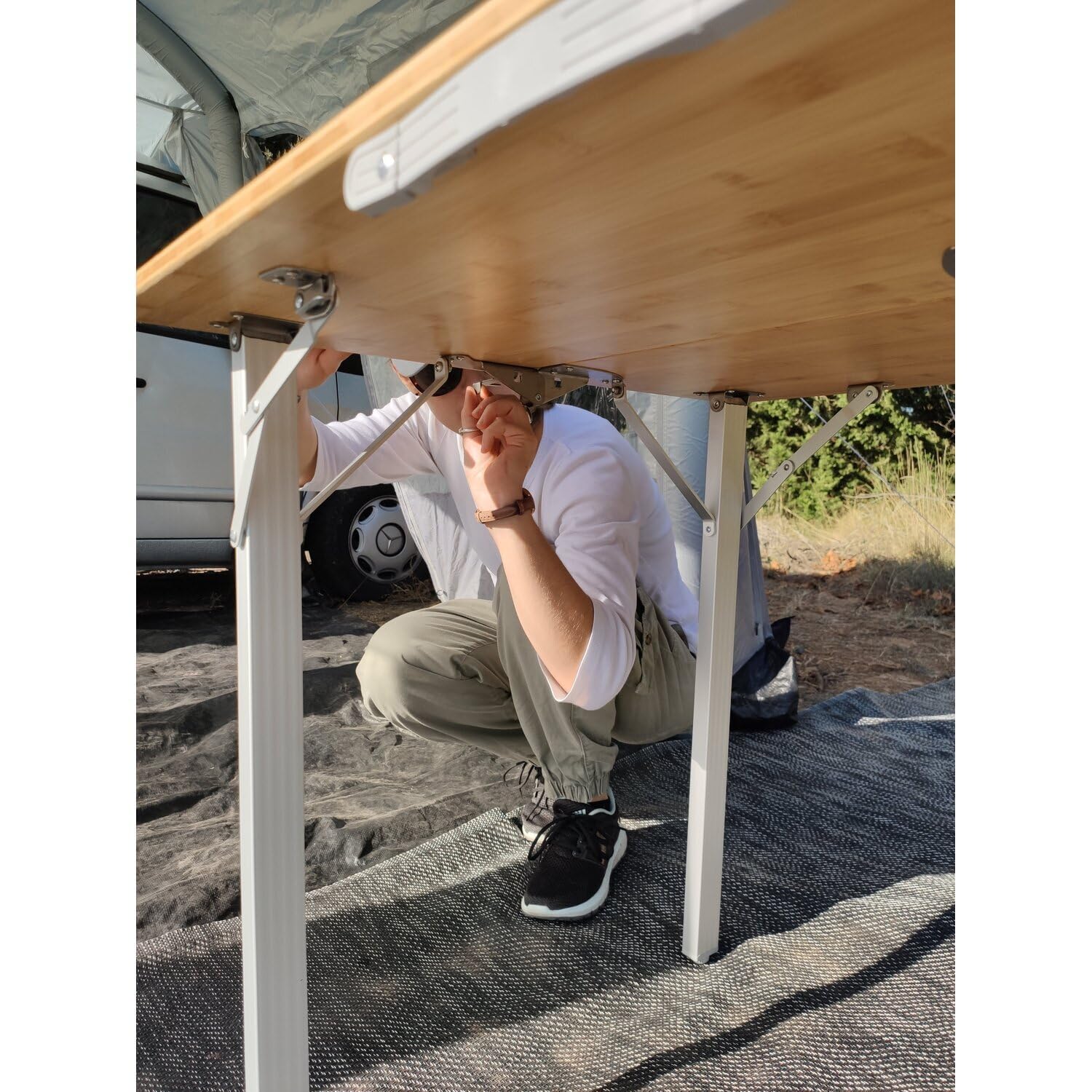 Soplair Table Valise Bamboo 2 Personnes