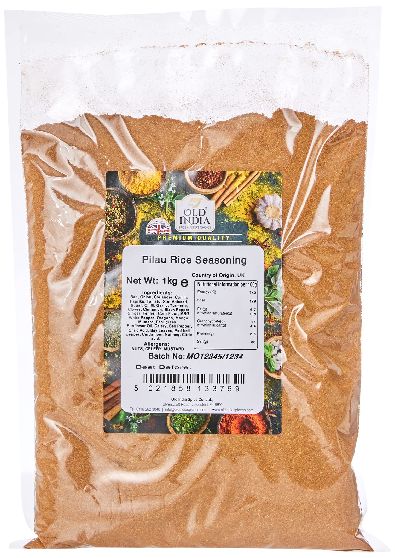 Old India Pilau Rice Seasoning 1kg