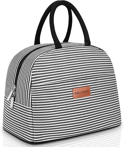 Miniatura 2 de BALORAY Bolsa de almuerzo para mujeres y hombres, lonchera de doble cubierta, bolsa de almuerzo aislada para adultos, trabajo, oficina, picnic, a