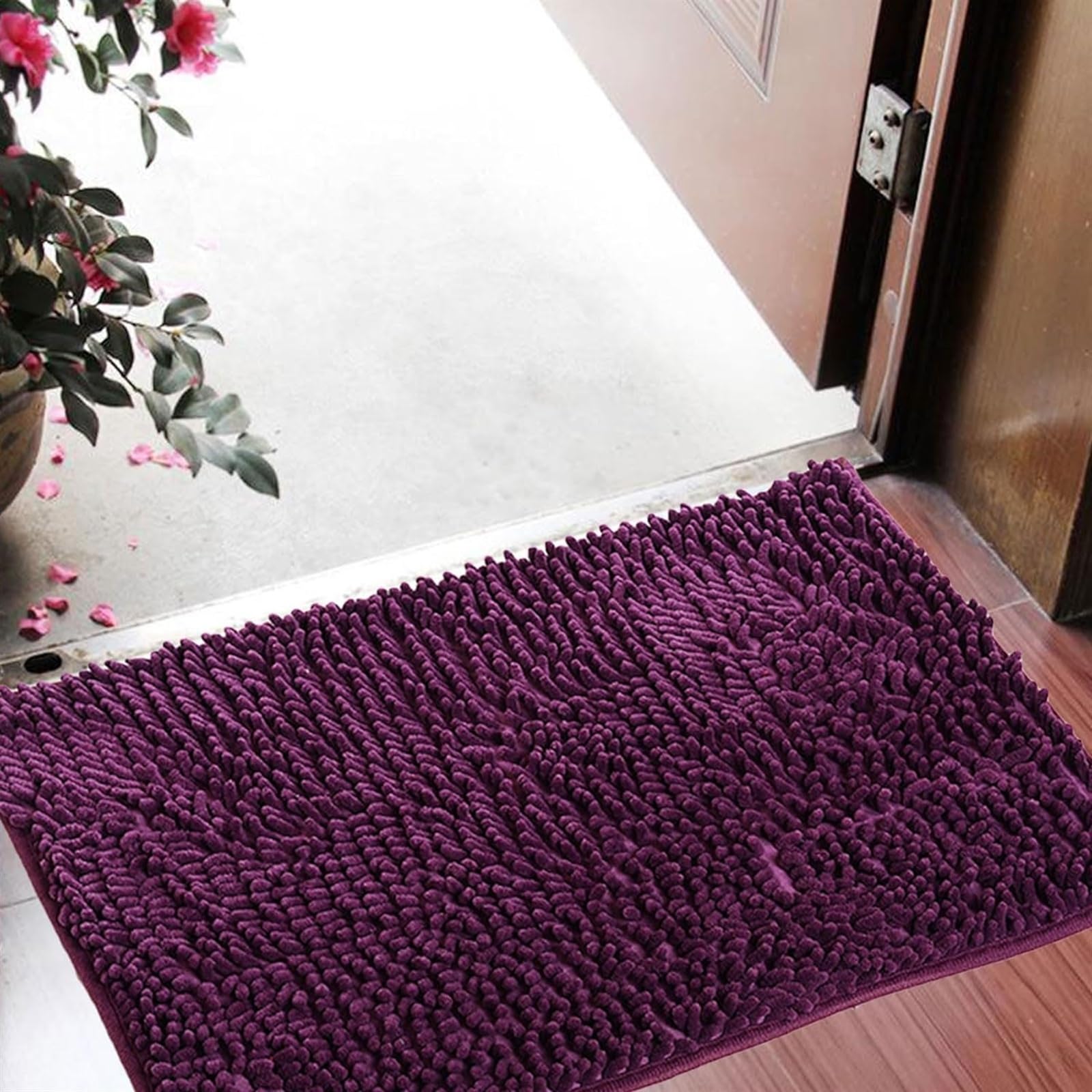 Zerbino Ingresso Camera da Letto Tappeto Bagno Assorbente Tappetino Antiscivolo per La Decorazione Domestica per L'Ingresso(A,60x90cm)