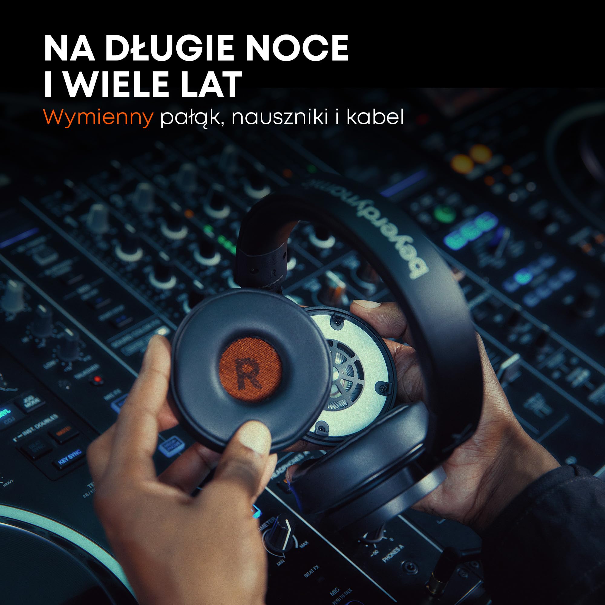 beyerdynamic DJ 300 PRO X Profesjonalne słuchawki DJ 2-w-1 On-/Over-Ear jako elastyczna funkcja stylu i użytkowania dla profesjonalnych DJ-ów