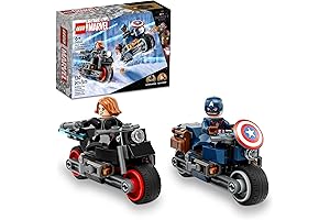 LEGO Junior Superhero: Black Widow & Captain America Motorcycle Adventure