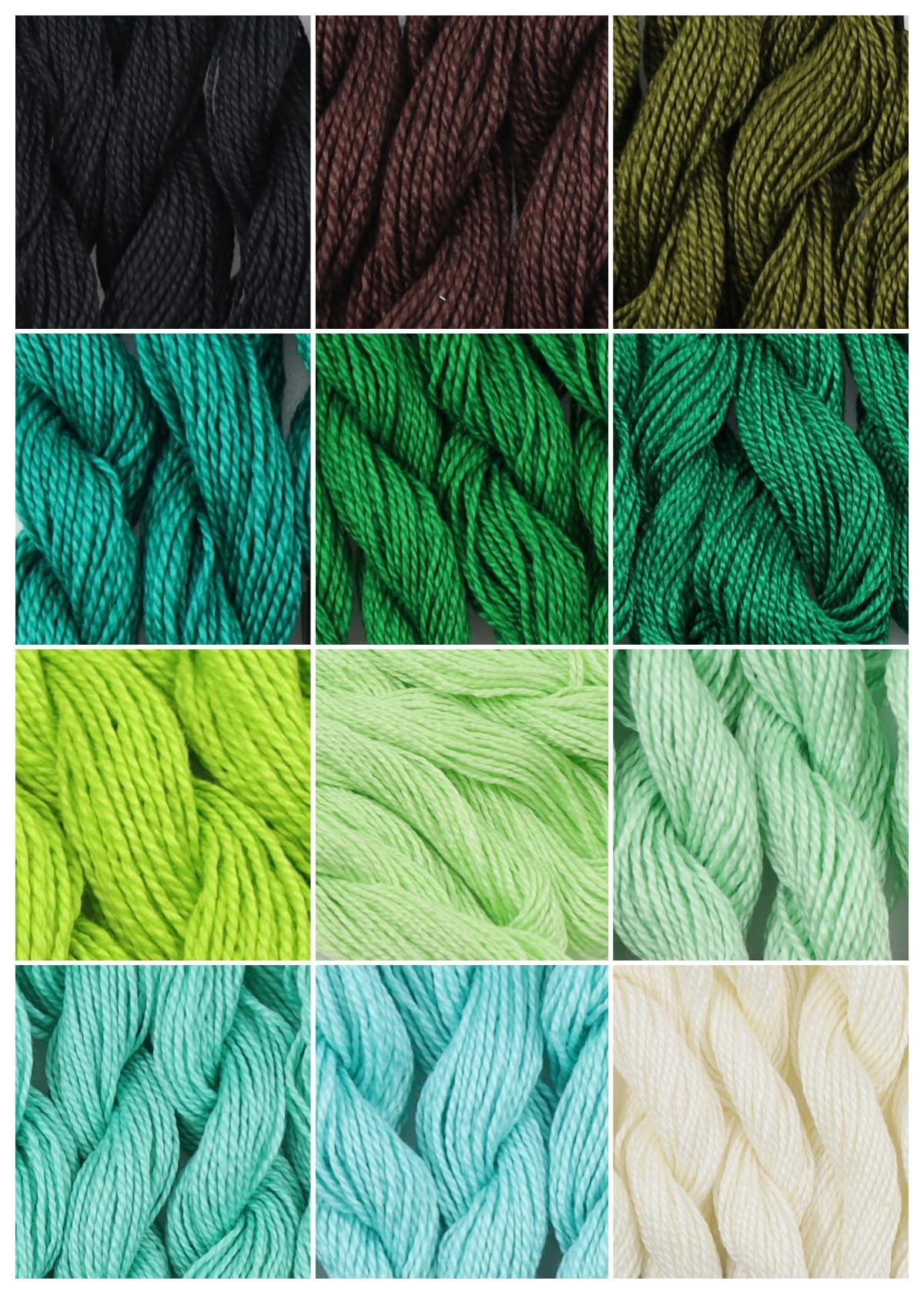 Photo 1 of KCS Mercerized Pearl Cotton Thread, Size 5, 12 Skeins