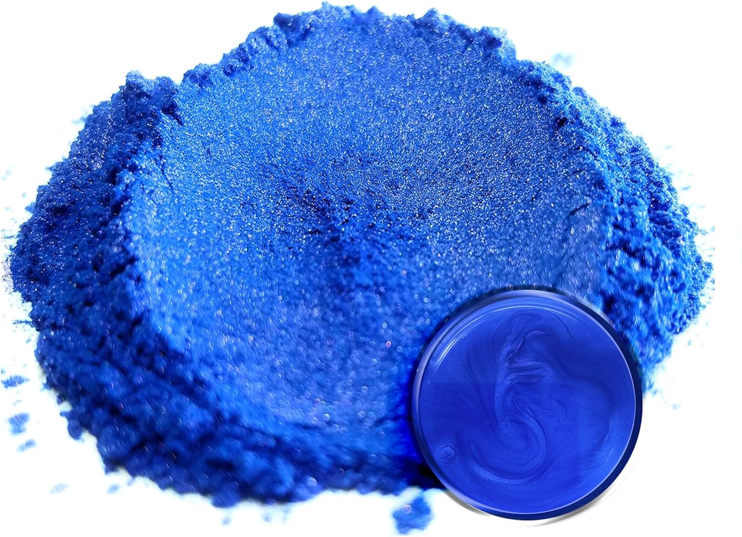 Eye Candy Pigments Premium Blue Mica Powder - Busan Blue (50gr) - for Epoxy, Resin, Soap, Paint, Woodworking, Acrylic Pouring, Bath Bombs, Fishing Lures - DIY Arts and Crafts Additive - Image 6