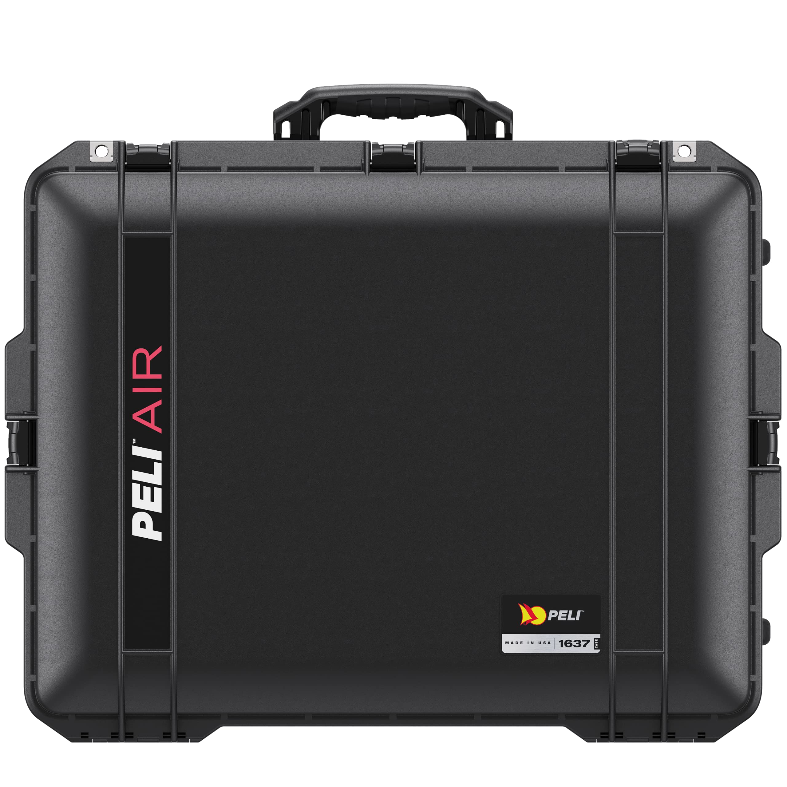 Peli 1637 Air Leichter Rollkoffer für Drohne, Bühnenlicht, Studioblitz, Fotoausrüstung, Wasser- und Staubdicht, 89L Volumen, Mit gepolstertem Einteilungssystem, Farbe: Schwarz