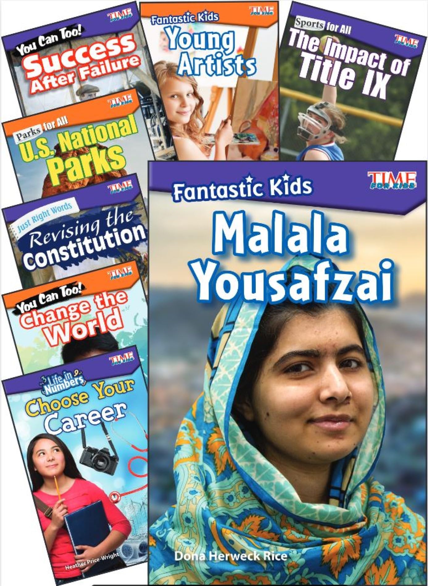 Teacher Created Materials TIME FOR KIDS Social Studies, Grades 4 to 5, Set of 8 (Time for Kids(r) Informational Text)