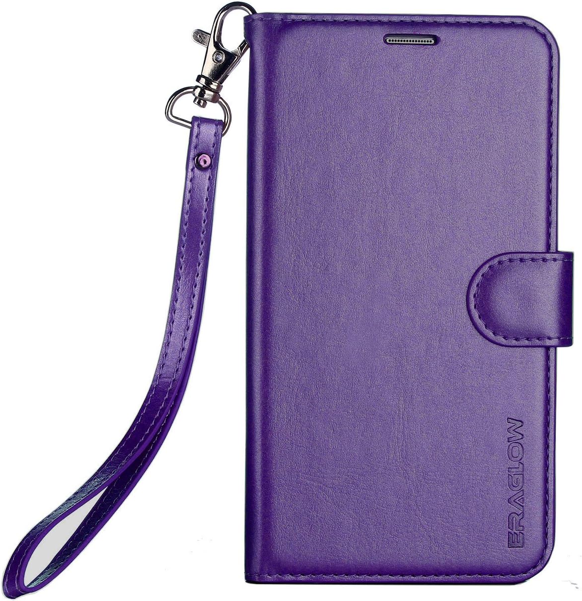 ERAGLOW Case for Samsung Galaxy S20 case,Premium PU Leather Wallet Flip Protective Phone Case Cover w/Card Slots & Kickstand Feature for Galaxy S20 5G 6.2 inch (Purple)