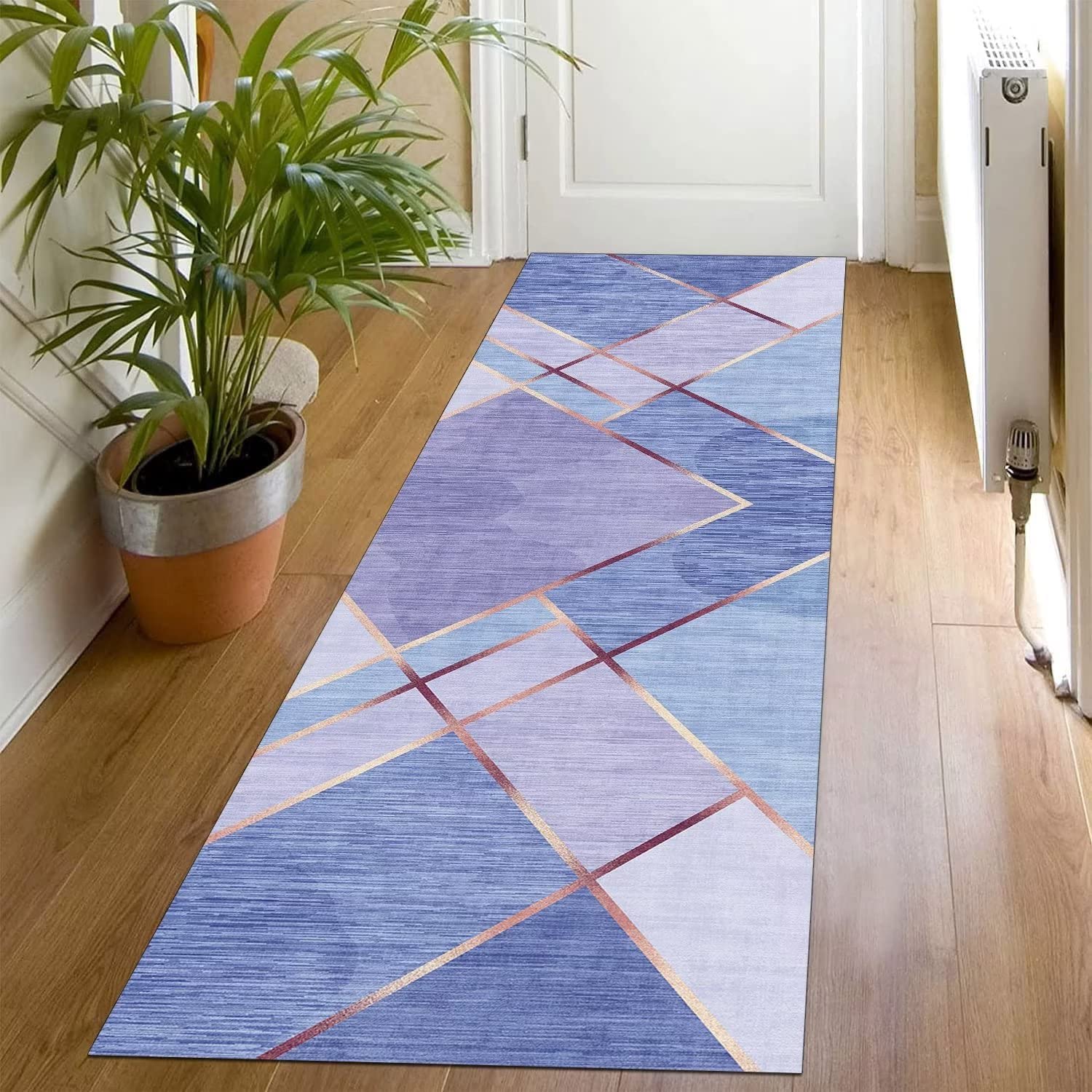 Tappeto Lungo Antiscivolo Per Corridoio – Lavabile In Poliestere, 120x400 Cm, Passatoia Personalizzabile