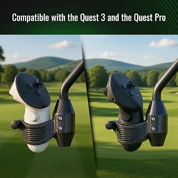 DeadEyeVR - DriVR Ace - Golf Club for Quest - Realistic VR Golf Simulator Handle - Weighted VR Golf Club Grip for Enhanced Play