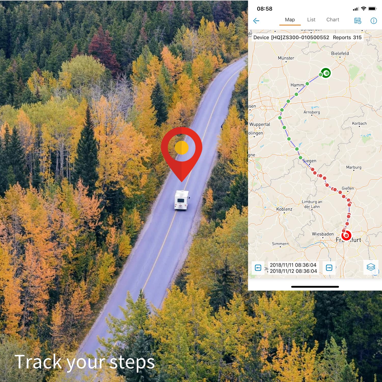 UBITracer Multi-Sensor GPS: Track Location + Monitor Temperature. Up to 5-Year Battery Life, Industrial Grade, Global Data. for Vehicle, Trailer, Equipment, Cold Chain, Pallet, Model: ZT-28E-F6
