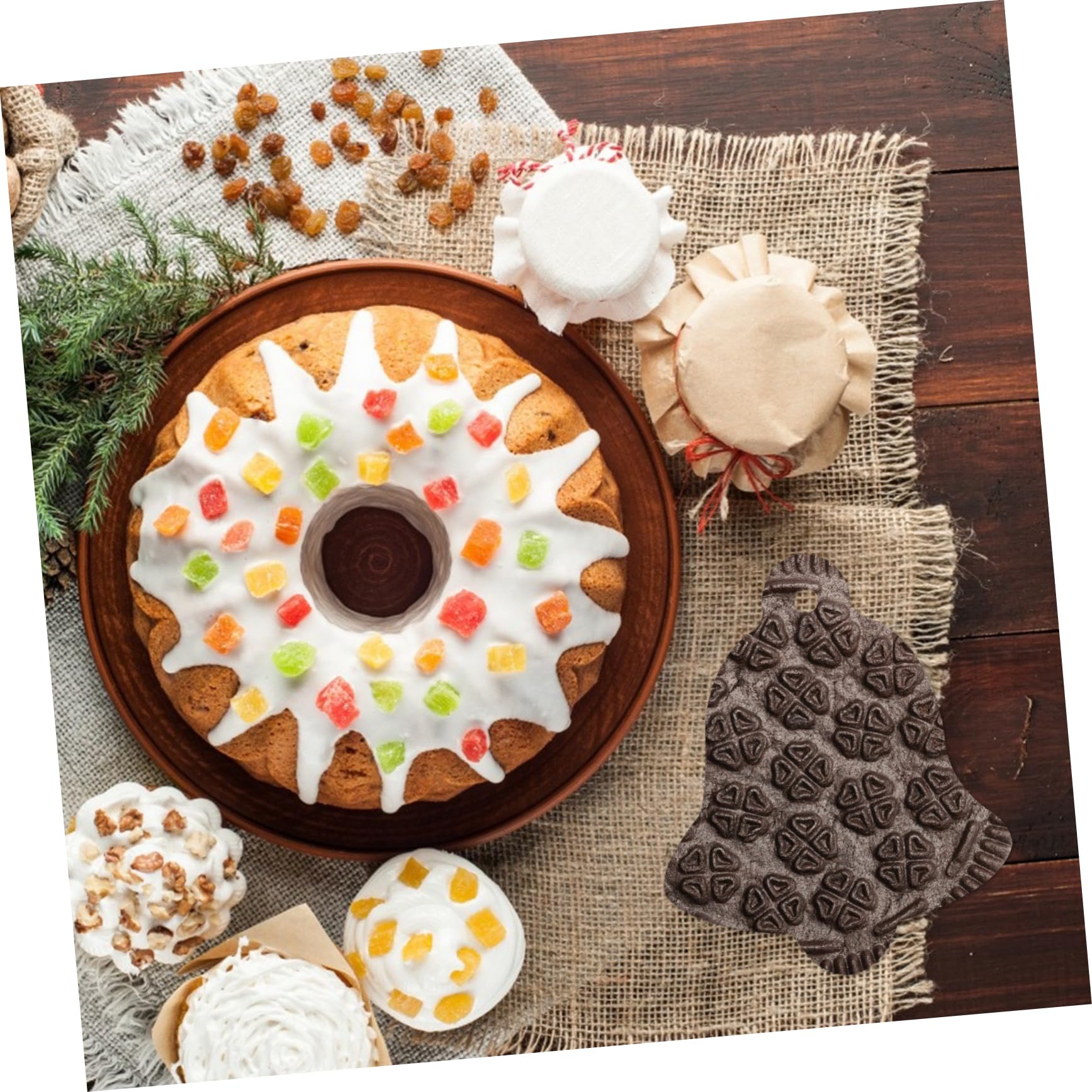 3 Series Moldes De Silicona De Navidad Chocolate De Tarta De Queso Molde Casero Marcos De Bricolaje De Navidad Para Hacer Colgantes Gel De Sílice 6 Piezas*3