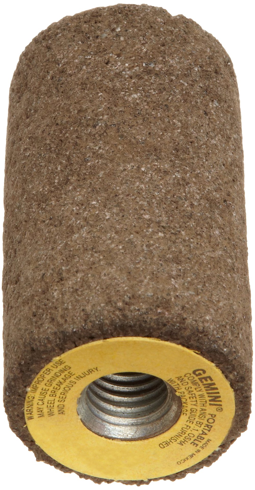 Norton Gemini Snagging Abrasive Plug, Type 18, Square Tip, Aluminum Oxide, 5/8